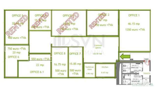 Spatiu de birouri de inchiriatl Pipera l Pipera Plaza - Bucuresti (Bucuresti-Ilfov)