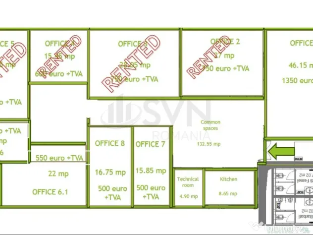 Spatiu de birouri de inchiriatl Pipera l Pipera Plaza
