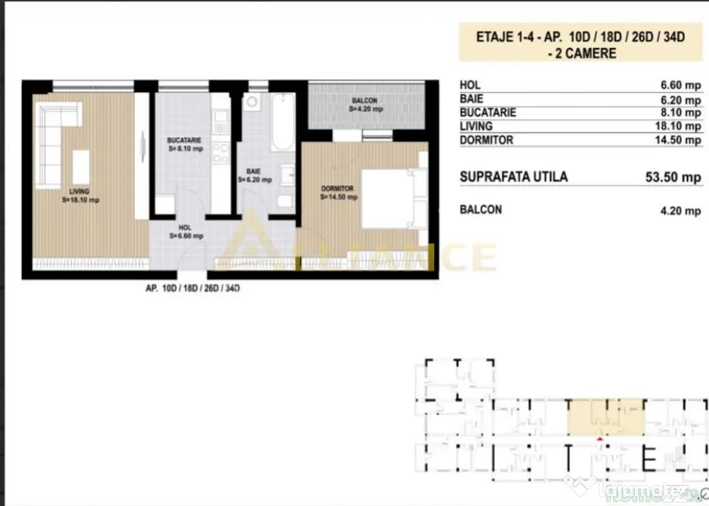 Apartament 2 camere decomandat - Sector 4 - OFERTA LIMITATA