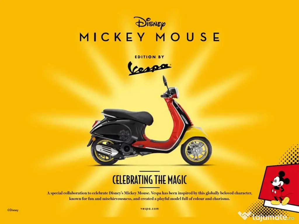 Vespa Primavera Disney Mickey Mouse Edition