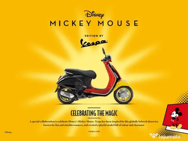 Vespa Primavera Disney Mickey Mouse Edition