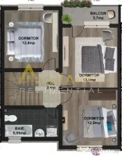 Vila cu 4camere /2bai/Gata de mutare Popesti Leordeni zona n 
