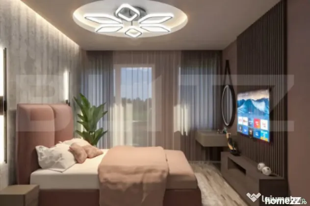 Apartament cu 3 camere, semifinisat, 48.45 mp, zona Primarie