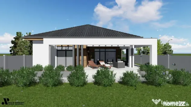 Teren intravilan 868mp, autorizatie si proiect casa