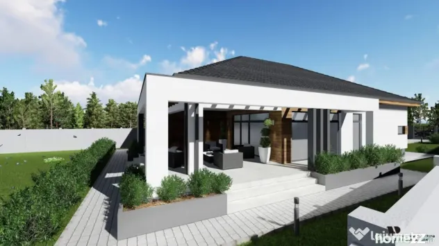 Teren intravilan 868mp, autorizatie si proiect casa