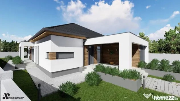 Teren intravilan 868mp, autorizatie si proiect casa