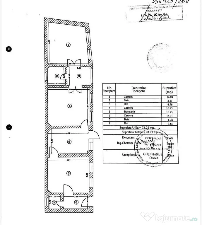Parcuil carol, teren - 250 mp, cu deschidere de 14 ml,