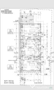 3 Apartamente 4 cam individuale de vânzare în triplex modern P+2E – Bucureștii Noi 