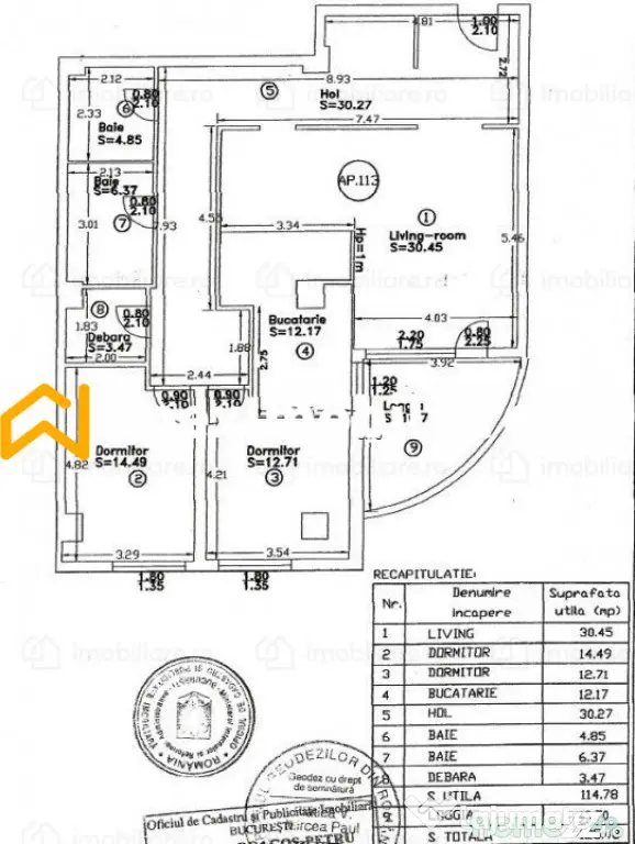 Apartament 3 camere de vanzare Baba Novac Belvedere | ApexIm