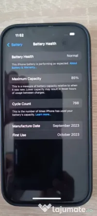 Iphone 15 , Black, 128 GB 