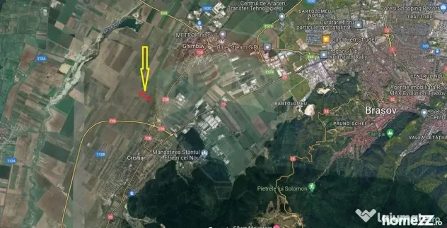 Teren extravilan arabil, 9650 mp, Cristian