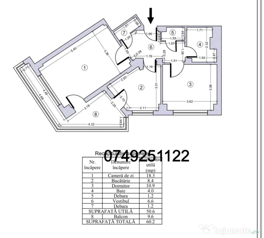 Apartament 2 camere Lacul Tei Parcul Circului
