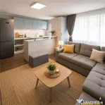Apartament 3 camere, decomandat, etaj 1, bloc tip vila, Trac