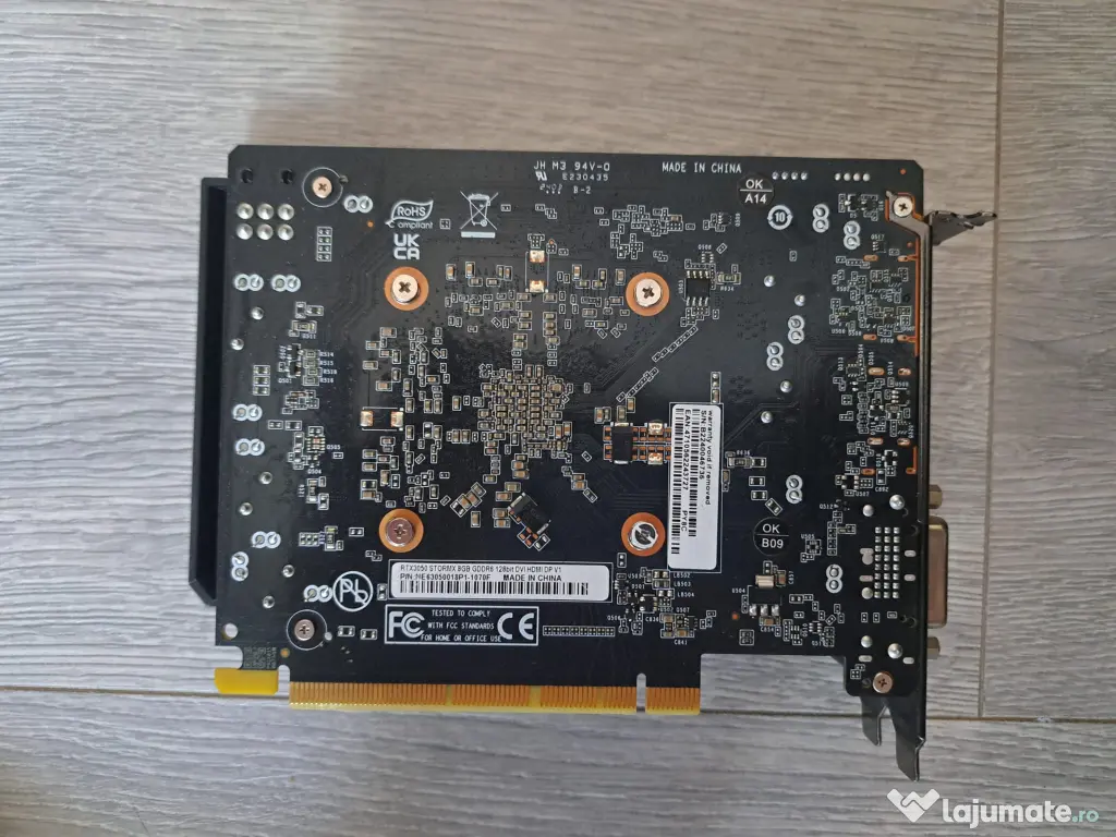 Placa video Gaming Palit RTX 3050 StormX 8G GDDR6 (NE63050018P1-1070F)