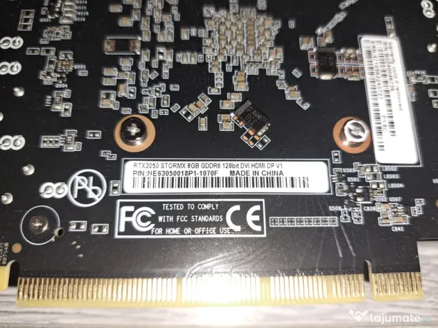 Placa video Gaming Palit RTX 3050 StormX 8G GDDR6 (NE63050018P1-1070F)