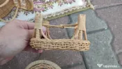 Mobilier miniatural din ratan pentru papusi