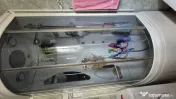 Cabina dus Kadda 80x80 cu cadita inalta 
