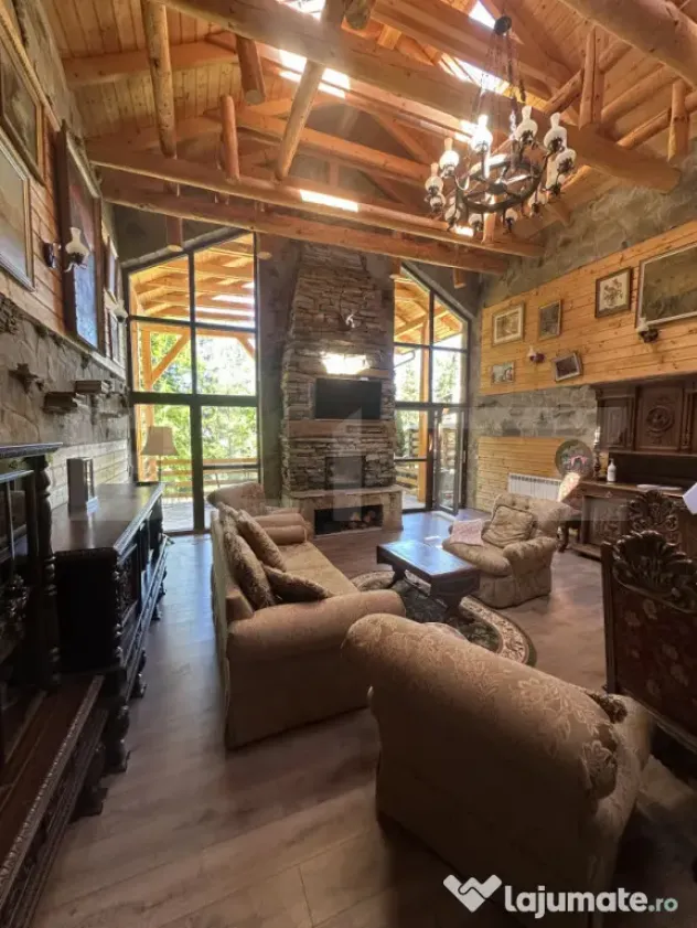 Cabana premium de vanzare Colibita, pe malul lacului