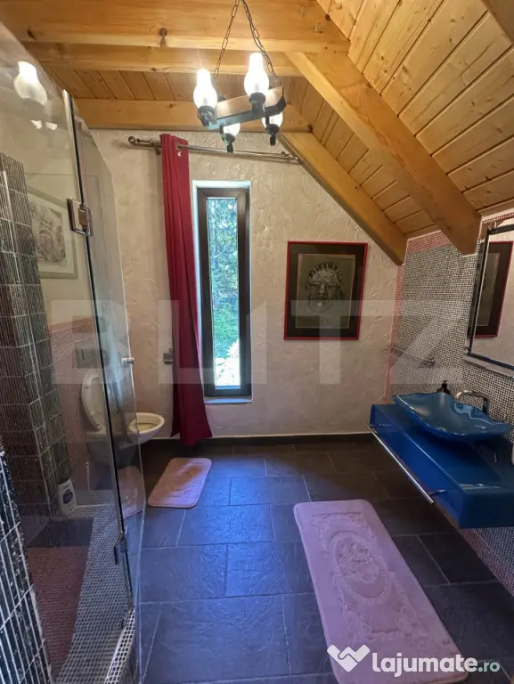 Cabana premium de vanzare Colibita, pe malul lacului