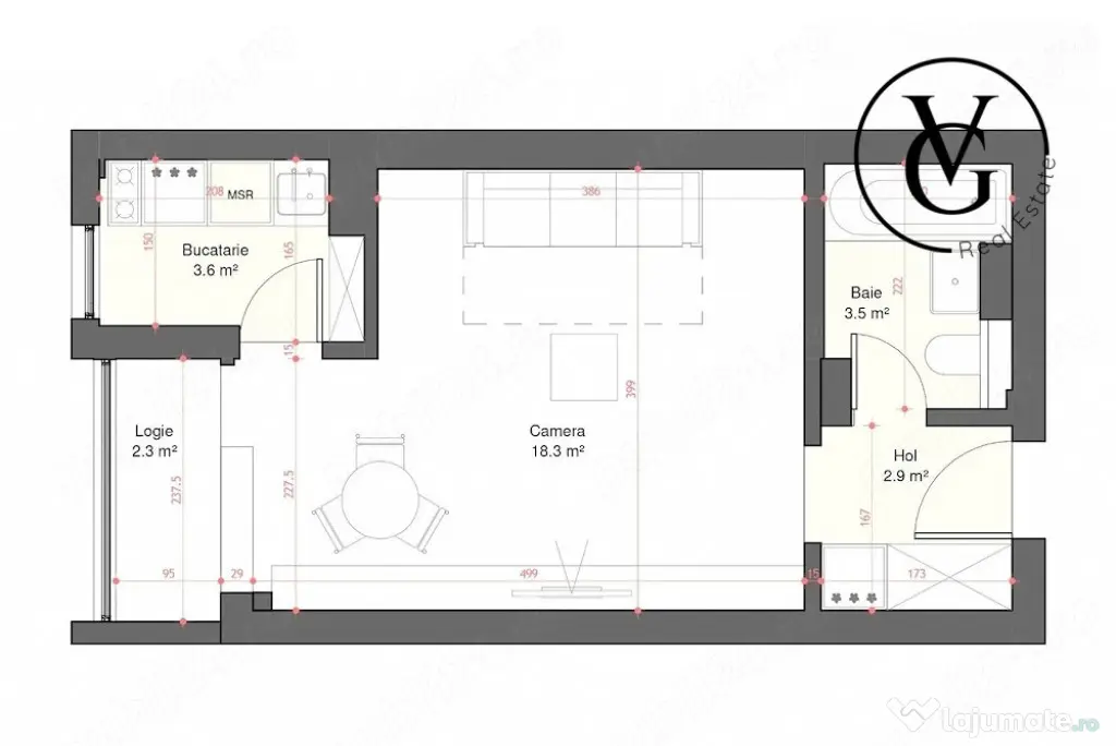 Garsoniera renovată complet | Titan