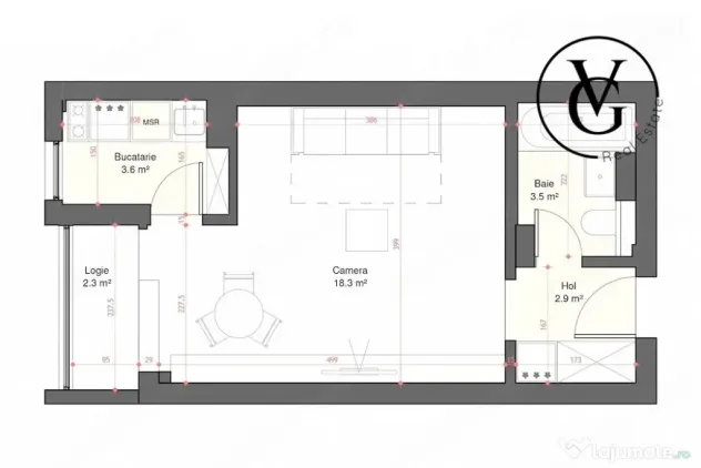 Garsoniera renovată complet | Titan