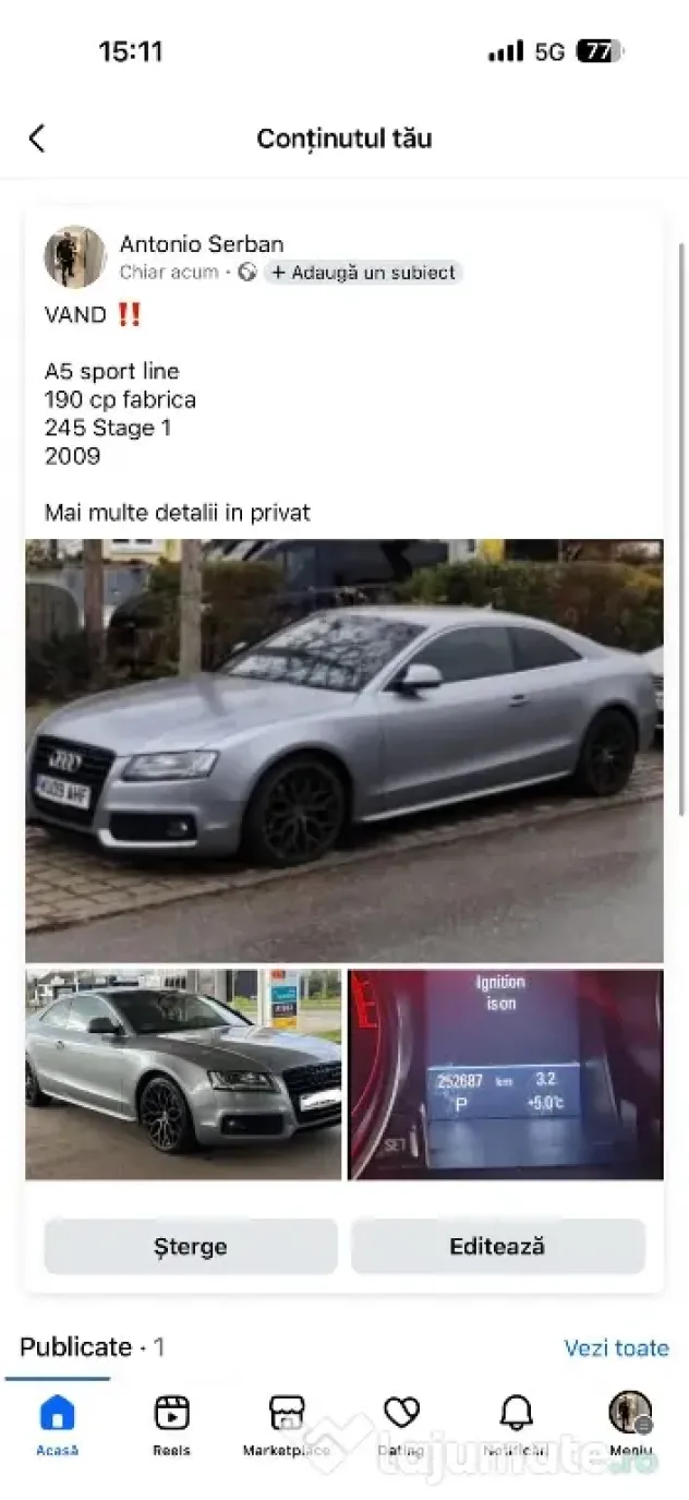 Audi a5 sport line coupe