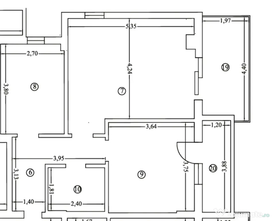 Apartament 3 camere, Mamaia Nord, zona Club Nautic
