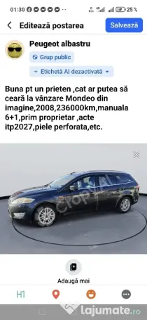 Vand Ford Mondeo