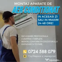 Montaj Aer Conditionat Cluj - In Aceeasi Zi Sau Maxim 24-48 Ore!