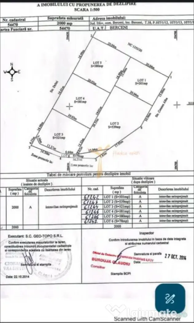 TEREN 2000 MP BERCENI MAMINA | DUBLĂ DESCHIDERE | IDEAL DEZ