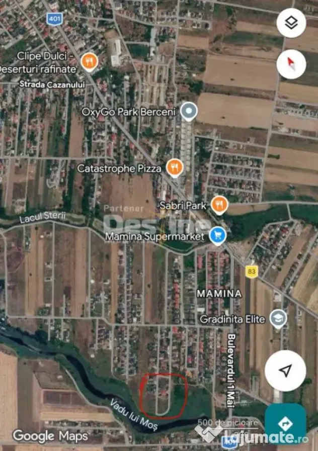 TEREN 2000 MP BERCENI MAMINA | DUBLĂ DESCHIDERE | IDEAL DEZ