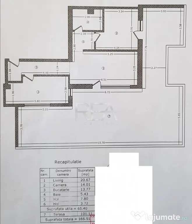 2 camere Dristor, centrală, parcare, an 2019, 65 mp