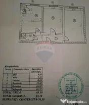 Apartament cu 2 camere de vânzare în zona Maratei