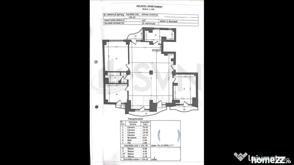 Unirii - Doua apartamente lipite 299 mp