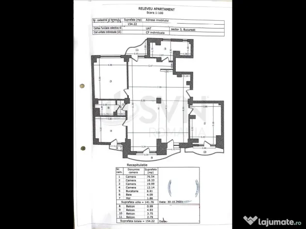 Unirii - Doua apartamente lipite 299 mp
