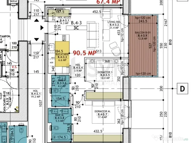 Apartament Modern 3 Camere I One Verdi Park Nord Bucuresti