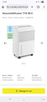 Dezumidificator TROTEC - TTK 90 E