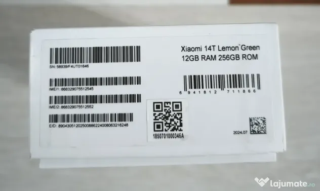 Xiaomi 14T Lemon Green