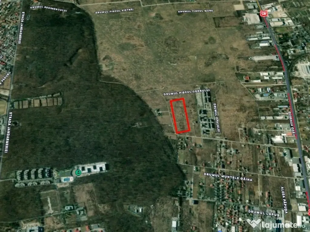Investitie - teren 27580 mp langa Padurea Baneasa