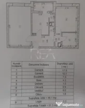 2 camere decomandat, 3/8, anvelopat-Crangasi 