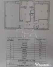 2 camere decomandat, 3/8, anvelopat-Crangasi 