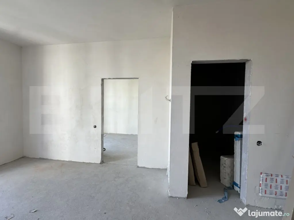 Apartament nou cu C.F. 2 camere 56 mp utili, terasă, Mără