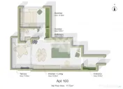 Apartament 2 camere cu terasa 13 mp - Predare la cheie