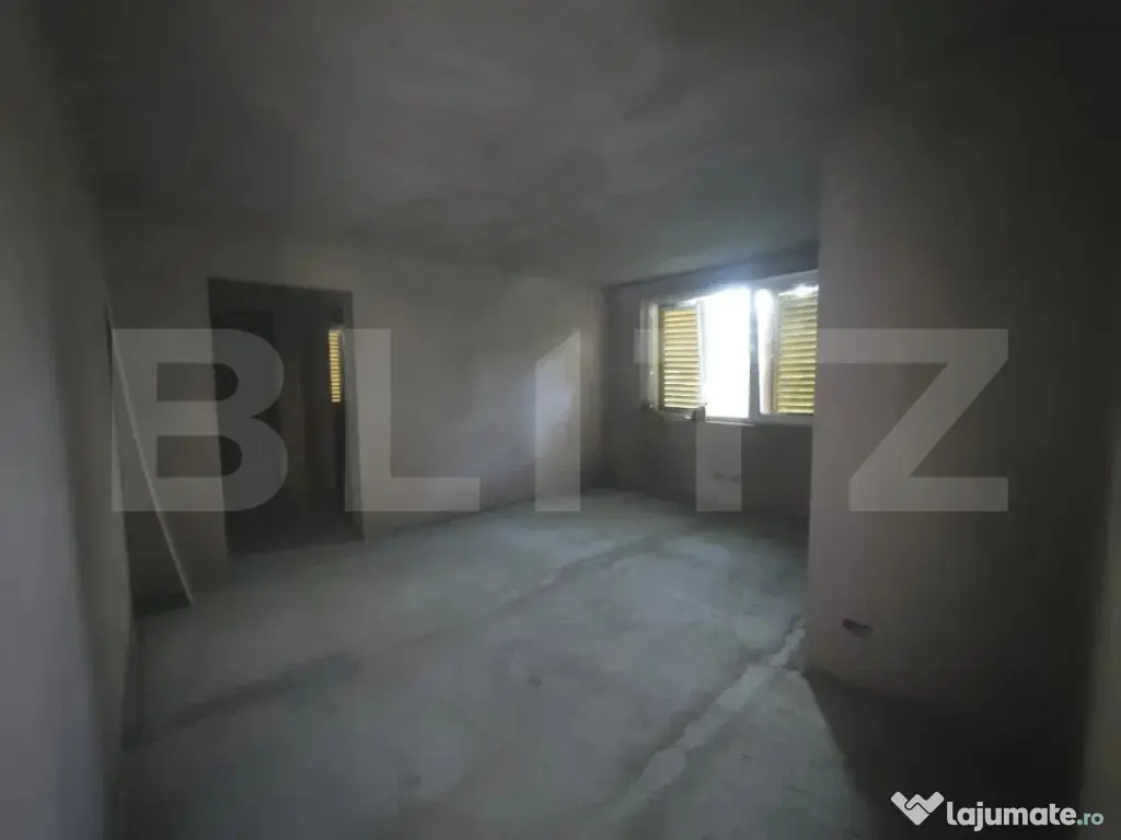 Apartament 2 camere, 45.50 mp, pregătit pentru amenajare, z