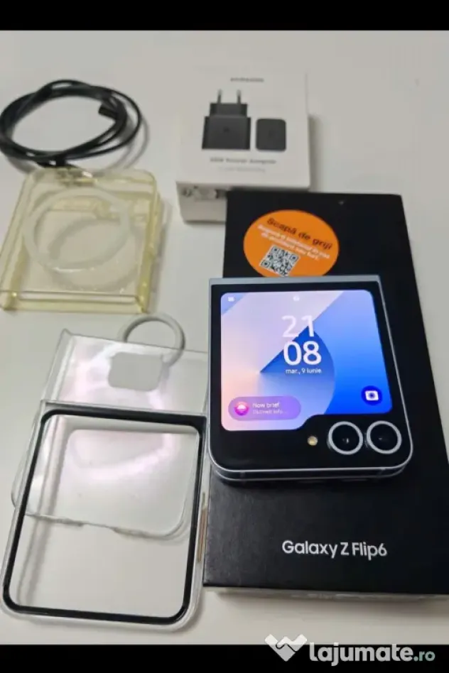 Vând Samsung flip 6 albastru deschis