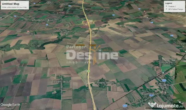 Teren extravilan, neimprejmuit, disponibil imediat, Dumbrava