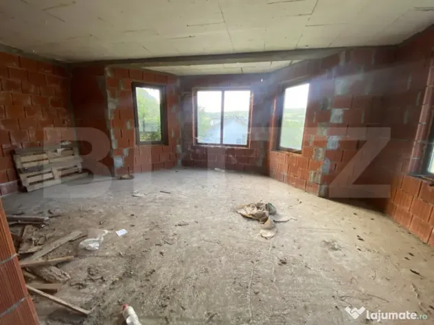 EXCLUSIVITATE! Casa nouă P+E, 120mp utili, 1.400 mp teren,