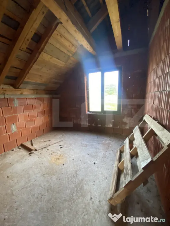 EXCLUSIVITATE! Casa nouă P+E, 120mp utili, 1.400 mp teren,