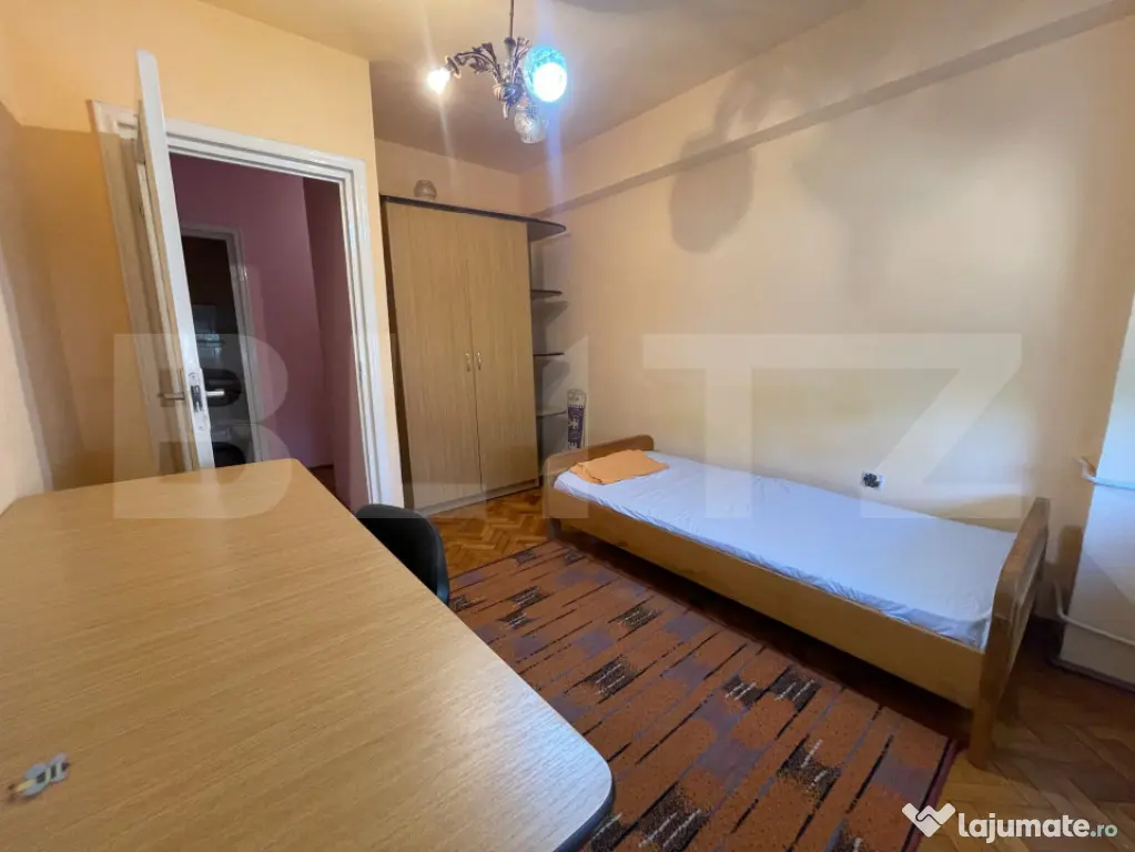 Apartament cu 3 camere de închiriat – Ultracentral, etaj