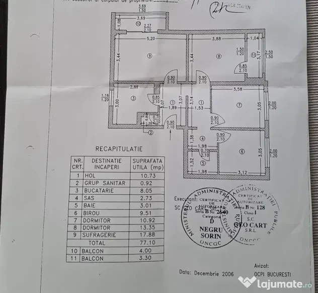 Apartament 4 camere de vânzare – Titan, parter, bloc cu 4 etaje